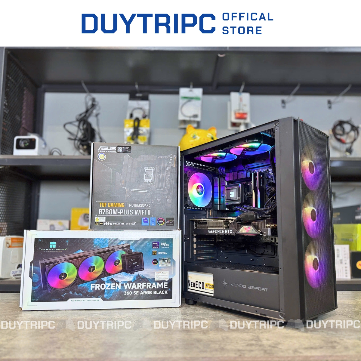 PC KENOO i5 14600K/ RTX 3080Ti/ RAM 32G/ SSD 1TB